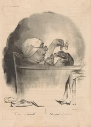 Le bain de famille Familjens bad, 1837.