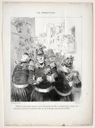 The Banqueters, skylt 4: Rifolard är charmigare än någonsin..., 1848.