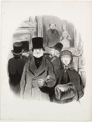 The Beautiful Days of Life, skylt 59: When ones portrait is at the Salon, 1845.