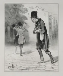 The Bohemians of Paris, skylt 4: The Collector of Cigar Stubs, 5 december 1841.