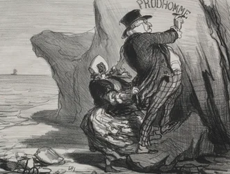 The Good Bourgeois (skylt 3): Jag vill lämna ett oförgängligt monument över vårt besök på denna klippa...