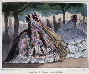 De är inte kvinnor, de är ballonger - av Daumier
