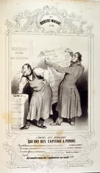 illustrationer om idéer och legender Philipon under titeln Les Cent och Robert Macaire