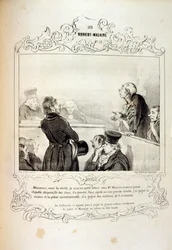 illustrationer om idéer och legender Philipon under titeln Les Cent och Robert Macaire