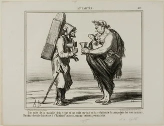 Som en konsekvens av vinsjukdomen men också på grund av grundandet av "Society for the Production of Artificial Wine", beslutar även Bacchus att byta till kokosvatten som en daglig dryck, platta 407 från Actualités