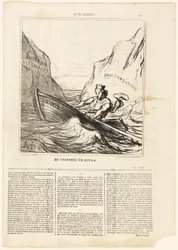 Scylla och Charybds, plansch 44 från Actualités