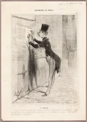 Affischmannen, plansch 17 från Bohémiens de Paris