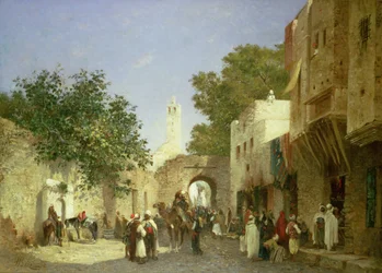 Arabisk gatubild, 1872