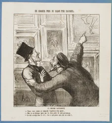 Album med tryck av och efter Honoré Daumier