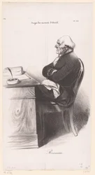 Karikatyr av Jean-Joseph Rousseau