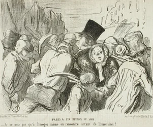 Paris klockan sex på kvällen