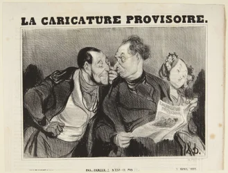 ...Inte särskilt bra? Eller hur!, ur serien Types Parisiens från La Caricature Provisoire