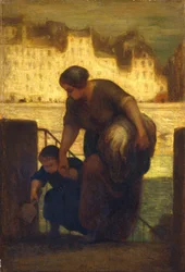 The Laundress, ca 1863 (olja på trä)