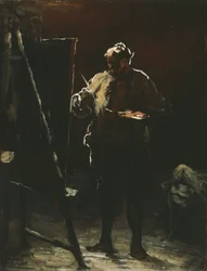 Målaren vid sitt staffli