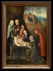 Our Lady of the Seven Dolours (olja på panel)