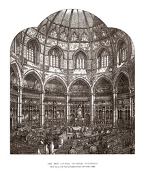 The New Council Chamber Guildhall, 1884, 1886