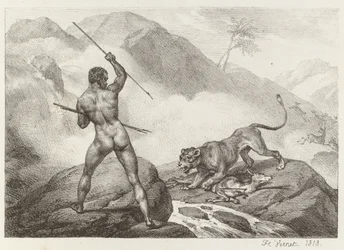 Afrikansk jägare Afrikansk jägare, 1818.