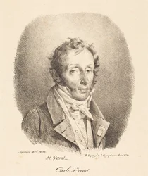 Byst av Carle Vernet