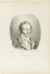 Porträtt av Carle Vernet