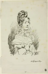 Porträtt av Madame Perregaux