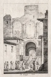 Procession i Arles, 1918.