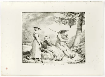 Auvergne scen 1845