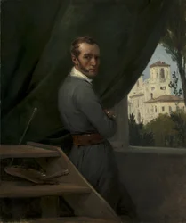 Självporträtt i Rom