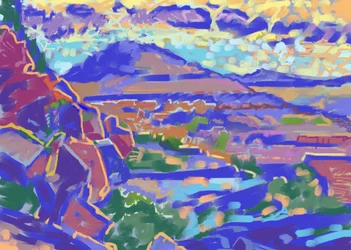 Land and Light, Sedona (datorkonst)