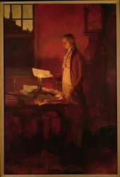 Thomas Jefferson Writing the Declaration of Independence, från 
