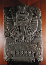 Tlaltecuhtli, postklassisk period (900-1521) (sten)