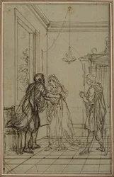 Studie till Lucains "La Pharsale", Canto II
