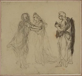 Studie till Lucains "La Pharsale", Canto II