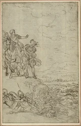Studie till Lucains "La Pharsale", Canto VII