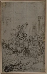 Studie till Lucains "La Pharsale", Canto VI