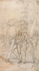 Studie för William Shakespeares "Stormen"