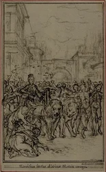 Studie till vinjett-frontispiecen till Lucretius "De la Nature des Choses", bok II