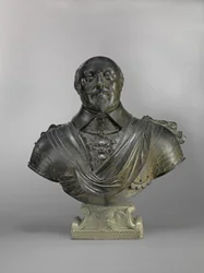 Robert Bertie (1582-1642) 1:e earl av Lindsey, ca 1640 (brons)