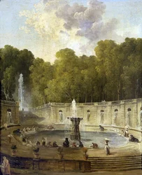 Tvättar i en park - Tvättar i en park - Målning av Hubert Robert (1733-1808) - ca 1775 - Olja på duk - 56x45,5 - Petit Palais, Musee des Beaux-Arts de la Ville de Paris