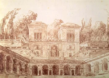 Villa Farnese, Rom (ritning)