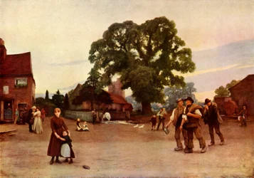 Vår by, c1890, 1936.