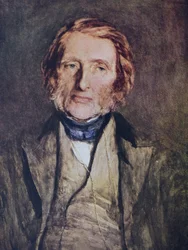 porträtt av John Ruskin