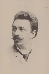 Porträtt av kompositören Eugen Hildach 1849-1924.