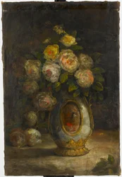 Güllü Natürmort , Stilleben med rosor