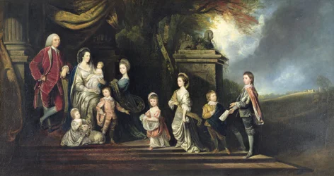 John 2nd Earl of Egmont (1711-1770) and His Family, c.1770