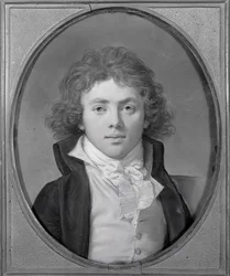 Porträtt av Boris Vladimirovich Golytsin, 1791 (pastell på kartong)