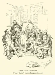 A Circle of Amirals, Fanny Prices påstådda bekanta (gravyr)