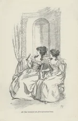 I det ögonblicket uppfattade hon honom första gången, 1896