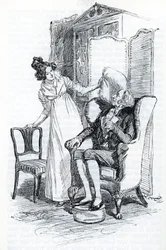 "Emma et Mr Knightley" (illustration)