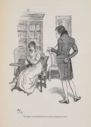ジェーン・オースティンの小説 1897 年 (版画) スウェーデン語