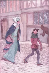"Jag ville hellre gå före dig som en man, än att följa honom som en dvärg", illustration från 